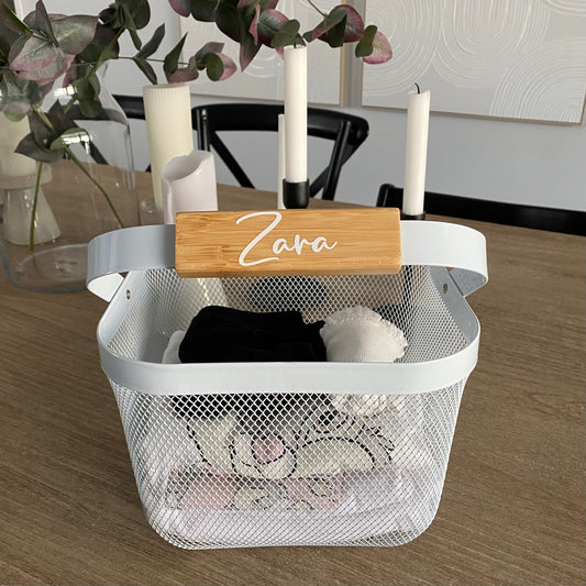 Custom Vinyl Basket & Shoe Storage Labels