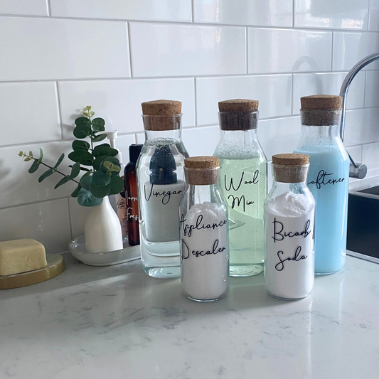 Custom Laundry Vinyl Labels