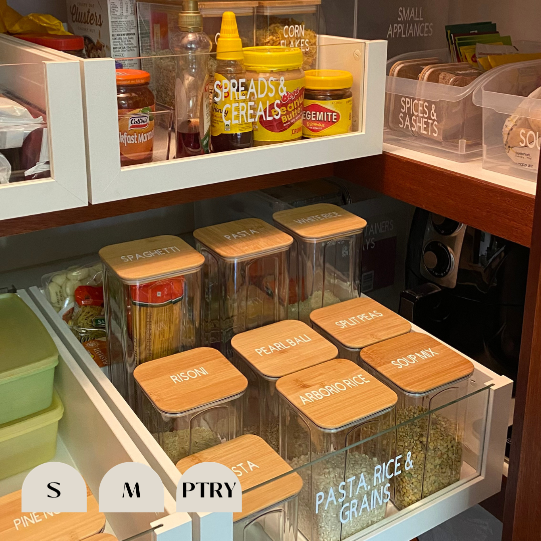 Custom Vinyl Spice & Pantry Labels