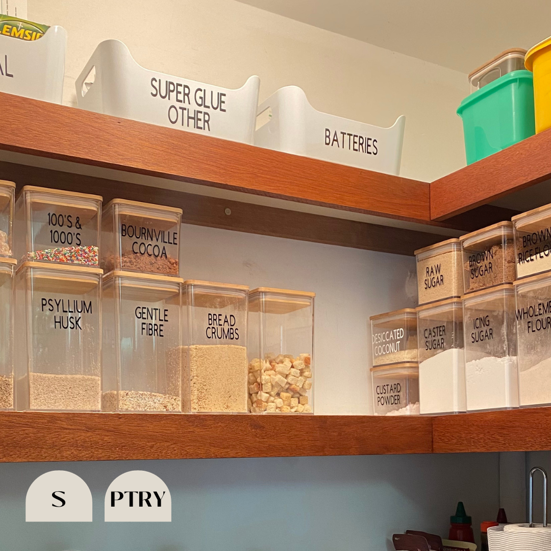 Custom Vinyl Spice & Pantry Labels