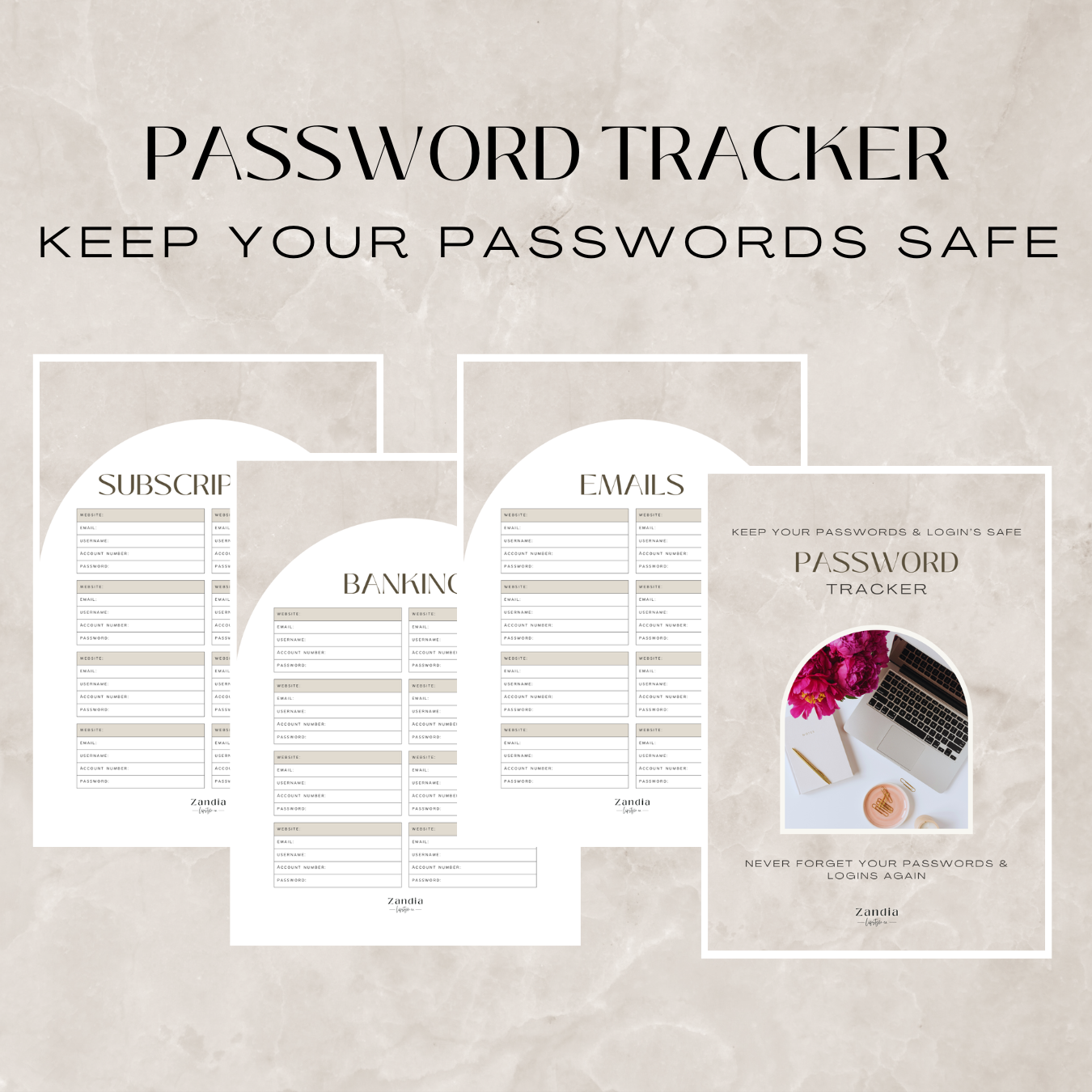 The Ultimate Password Tracker