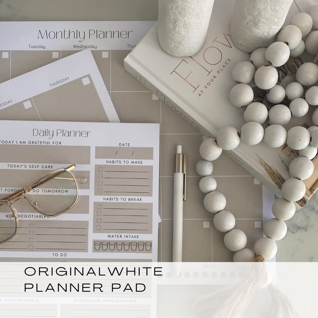 Weekly & Monthly Planner Pad Duo - SALE