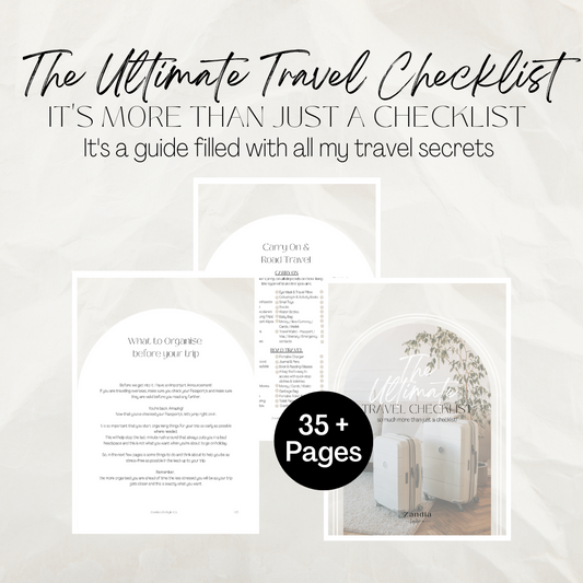 The Ultimate Holiday Organisation & Packing Checklist